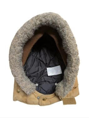 Carhartt Men's Rare Detachable Canvas Jacket Hood with Faux Fur Trim - Tan